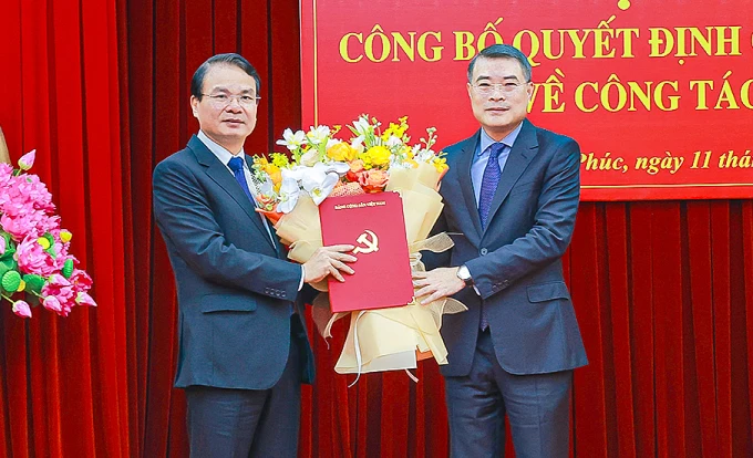 Bí thư Lào Cai Đặng Xuân Phong làm Bí thư Vĩnh Phúc
