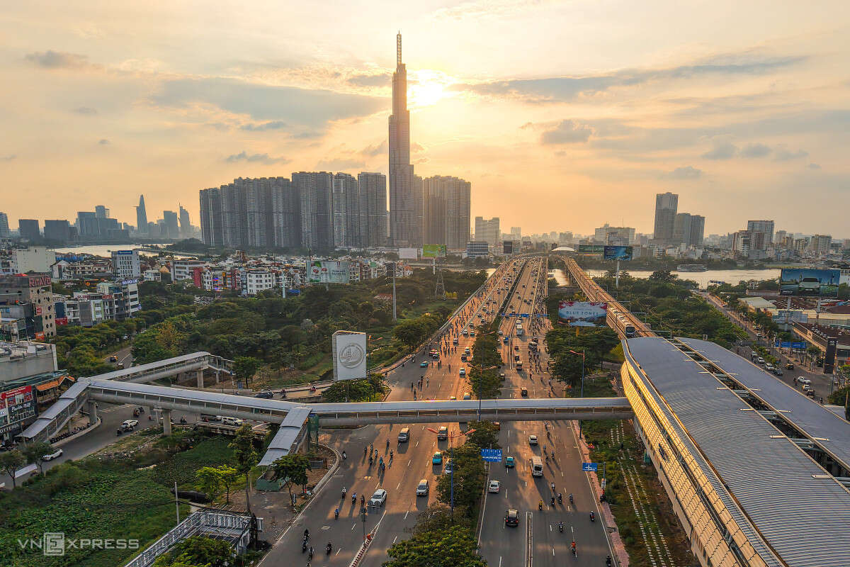 9 cầu đi bộ nối ga Metro Bến Thành - Suối Tiên sau khi hoàn thành