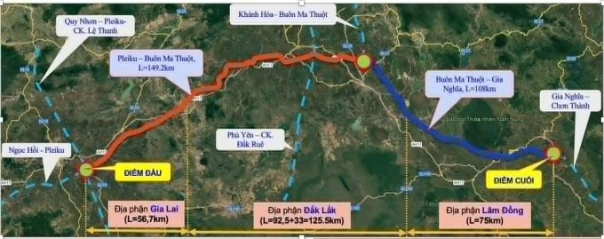 Đề xuất đầu tư cao tốc Pleiku - Buôn Ma Thuột - Gia Nghĩa trước 2030