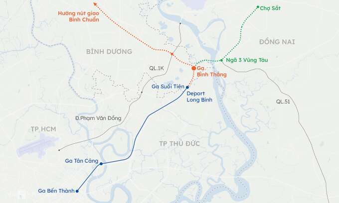 Đồng Nai nghiên cứu metro đi ngầm khi kết nối TP HCM