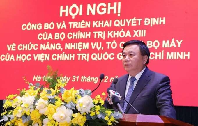 Học viện Chính trị quốc gia Hồ Chí Minh giảm 23 đầu mối