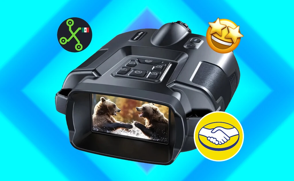 Hasta parecen sacados de Misión Imposible: estos binoculares tienen visión nocturna, pueden sacar fotos y no cuestan ni 1,500 pesos