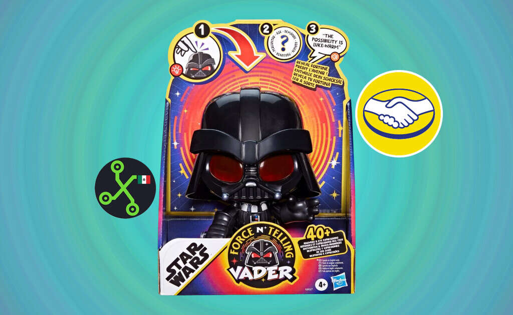 Esta figura de Darth Vader no solo es tierna, también puede hablar y 