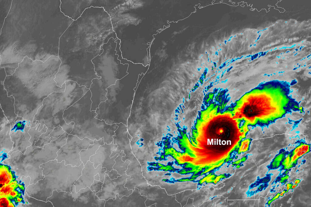 Alerta roja en México por culpa de Milton: Yucatán está ante el impacto de un huracán categoría 5 