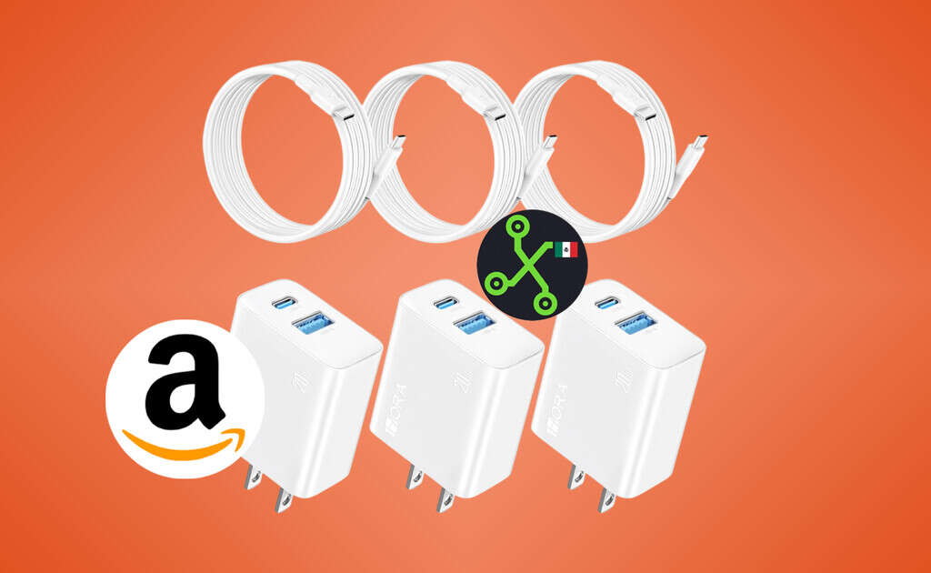 Para que no tengas que compartir: paquete de tres cargadores por solo 299 pesos en Amazon México 