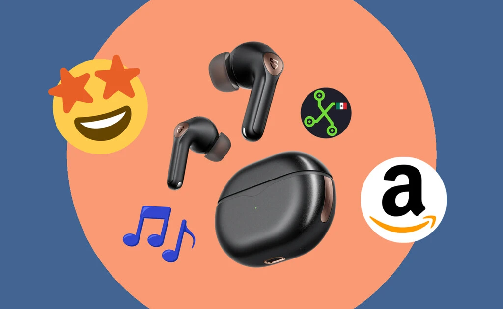 Amazon México: estos audífonos SounPEATS ofrecen audio de alta calidad, autonomía de hasta 26 horas y están casi a mitad de precio 