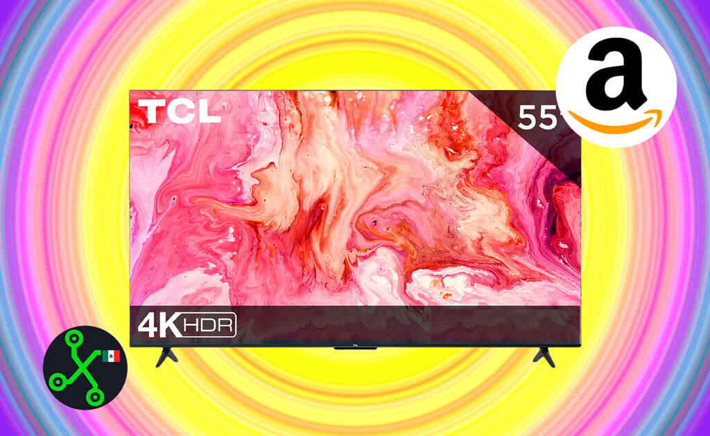 Smart TV TCL 4K de 55 pulgadas por menos de 6,000 pesos en Amazon: Google TV, sonido Dolby y control por voz