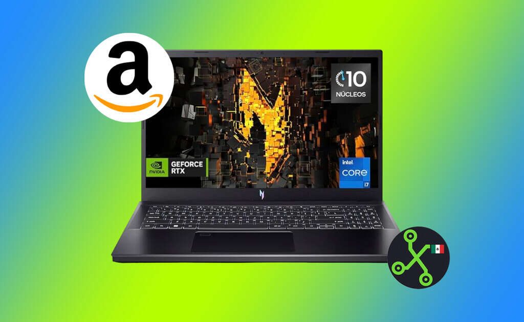 Las especificaciones de esta laptop Acer son tan brutales como su descuento de 14,000 pesos en Amazon: 16GB de RAM, Intel Core i7 y RTX 4050 