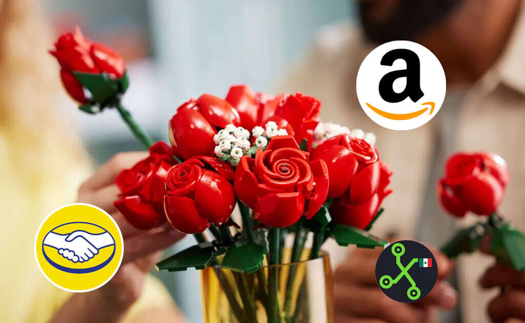 17 flores de LEGO en Amazon México y Mercado Libre para regalar este 14 de febrero 