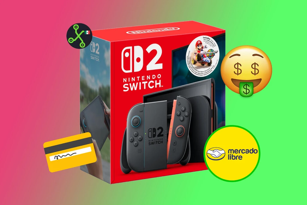 Con este descuento, Mercado Libre deja a Nintendo Switch 2 con Mario Kart World en 961 pesos al mes 