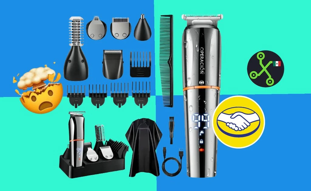 Mercado Libre tiene esta rasuradora a prueba de agua y con una gran variedad de accesorios por solo 412 pesos  