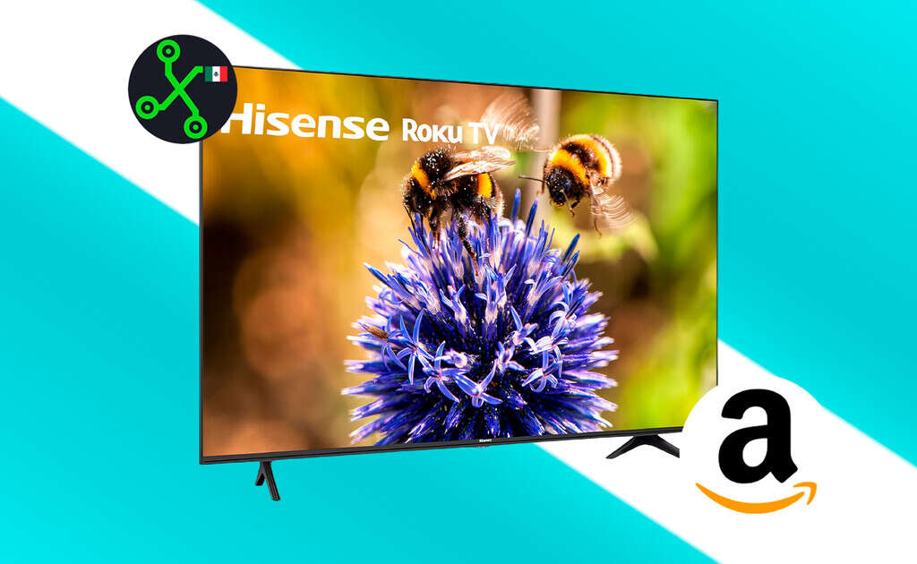 Amazon México está rematando Smart TV 4K Hisense: 58 pulgadas, Roku TV, Dolby Vision, HDR10 y compatible con Alexa 