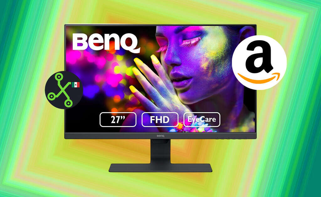 Este monitor BenQ es perfecto para tu set de PC: diseño de marcos ultra delgados y precio de menos de 2,800 pesos en Amazon México 