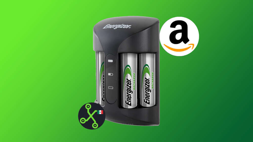 Amazon México tiene este fabuloso cargador de baterías Energizer en precio mínimo histórico por tiempo limitado