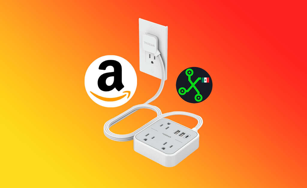 Este multicontacto con puertos USB integrados vuelve a su precio más bajo en Amazon por tan solo 309 pesos 