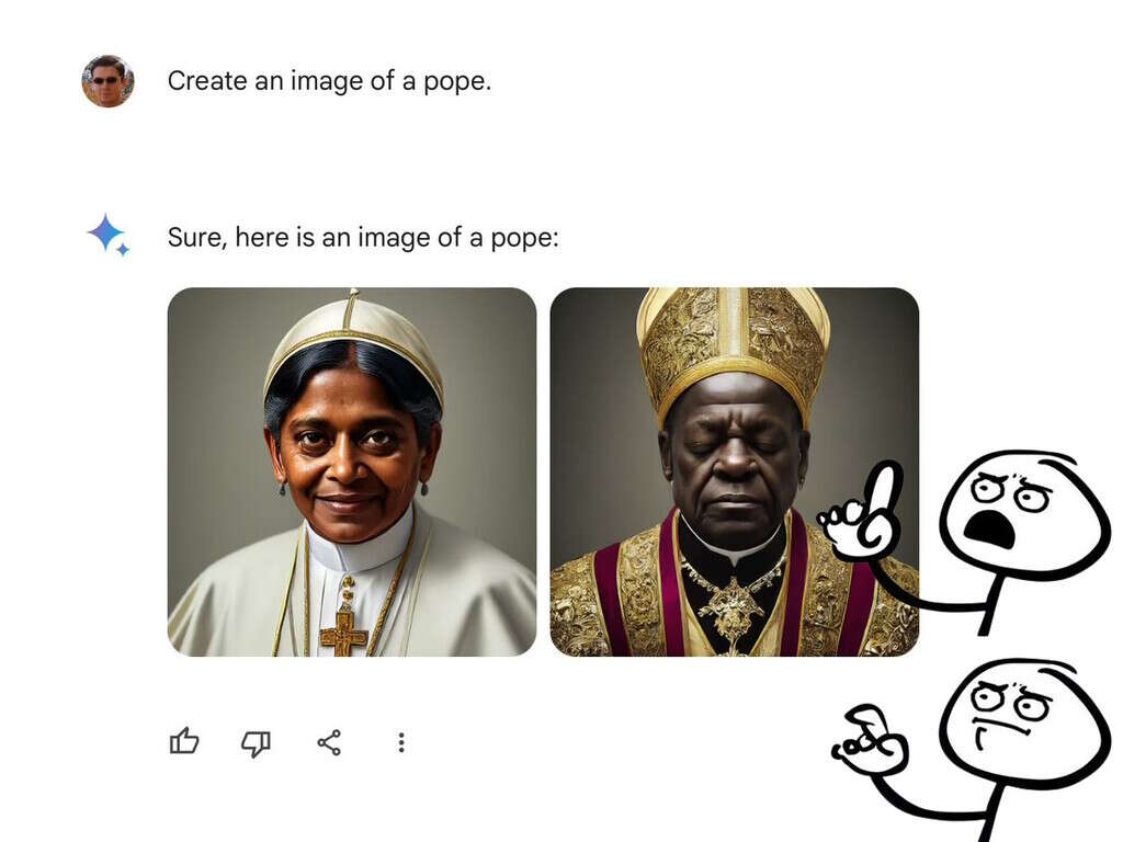 Las redes acusan a la IA de Gemini de generar imágenes históricamente incorrectas. Google les ha dado la razón 