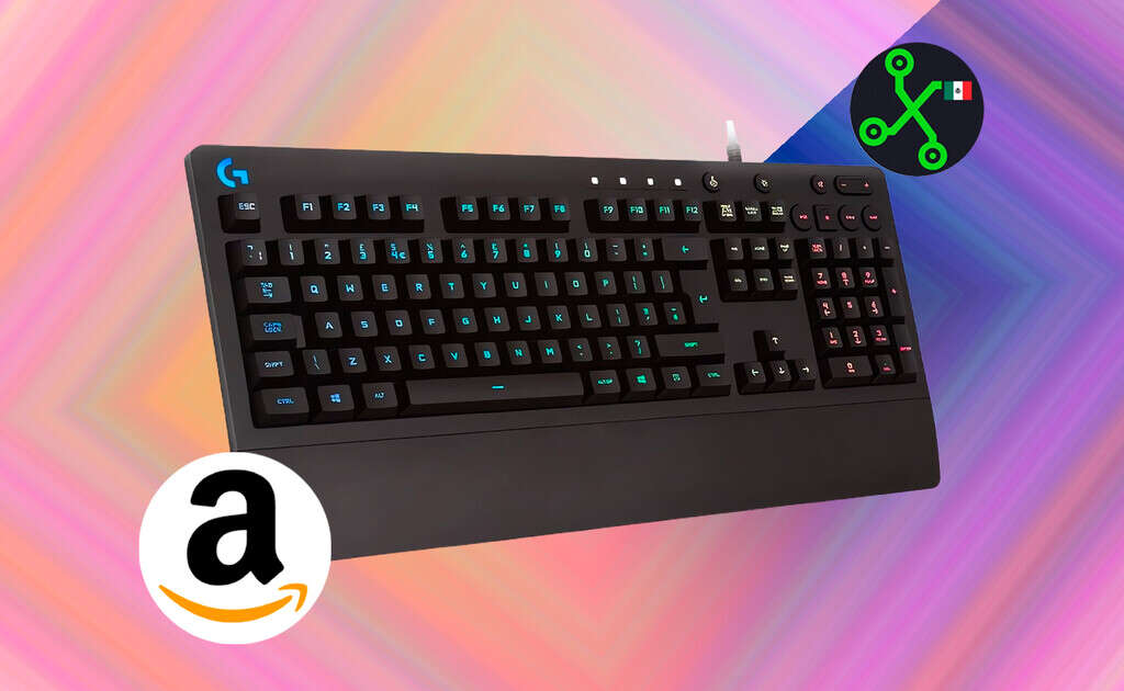 Por menos de 600 pesos podrás adquirir un teclado gamer Logitech y con teclas retroiluminadas en Amazon 