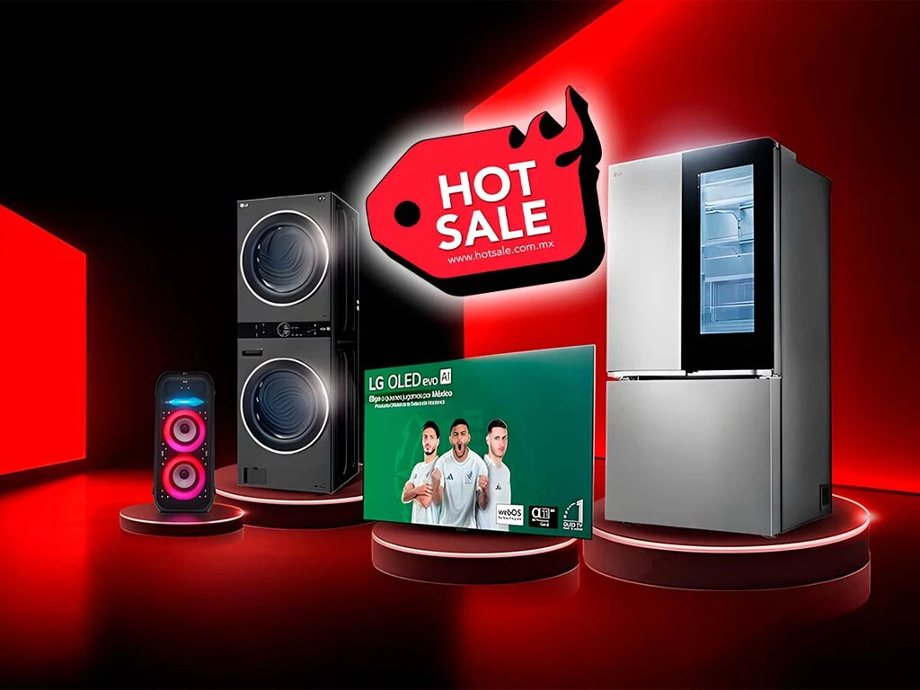 Pantallas OLED, estufas con freidora de aire y hasta lavasecadoras: descuentos de LG en Hot Sale 2026 
