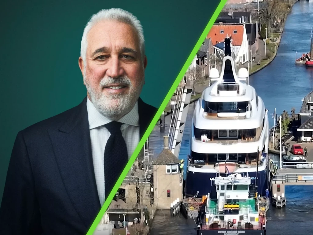 El reto no fue construir un yate de 200 millones y 80 metros, sino llevarlo al mar sin destruirlo  