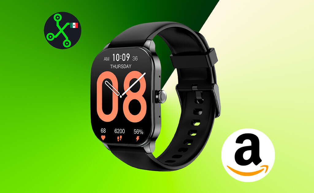 Smartwatch de Amazfit por solo 1,199 pesos: 100 modos deportivos, batería 15 días, panel AMOLED y compatible con Siri o Google Assistant  