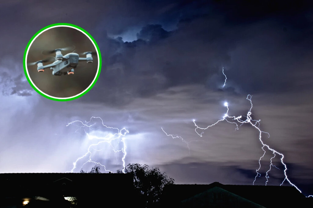 Esta empresa en Japón presume tener un dron capaz de desviar rayos por medio de campos eléctricos para proteger ciudades