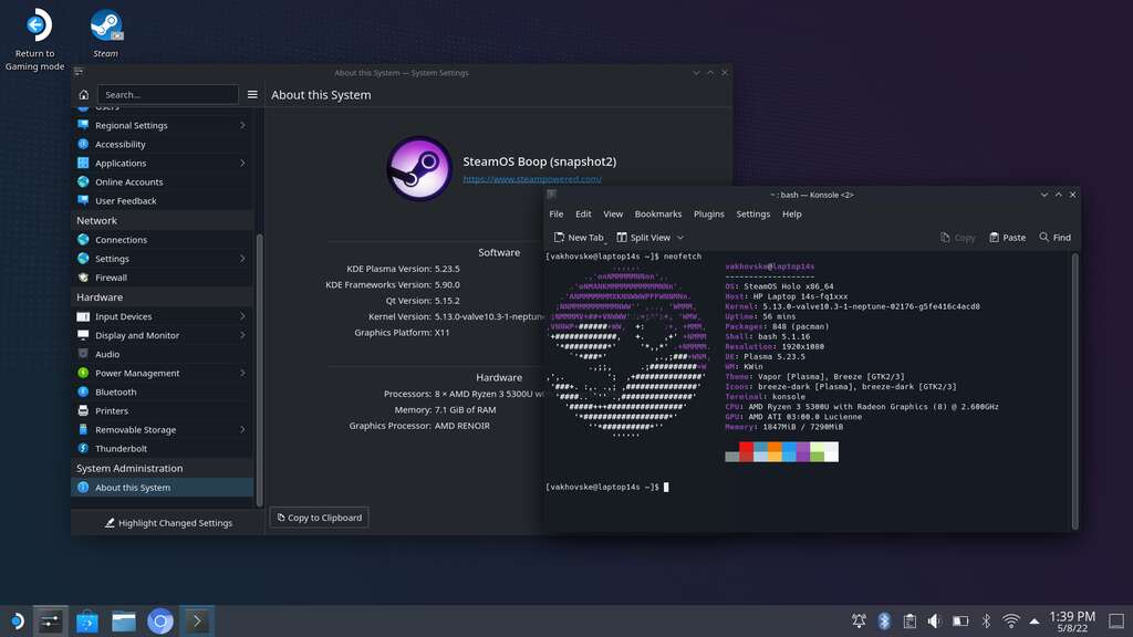 Ya hay quienes han instalado en su PC una versión muy inusual de Linux: la que se incluye en la Steam Deck