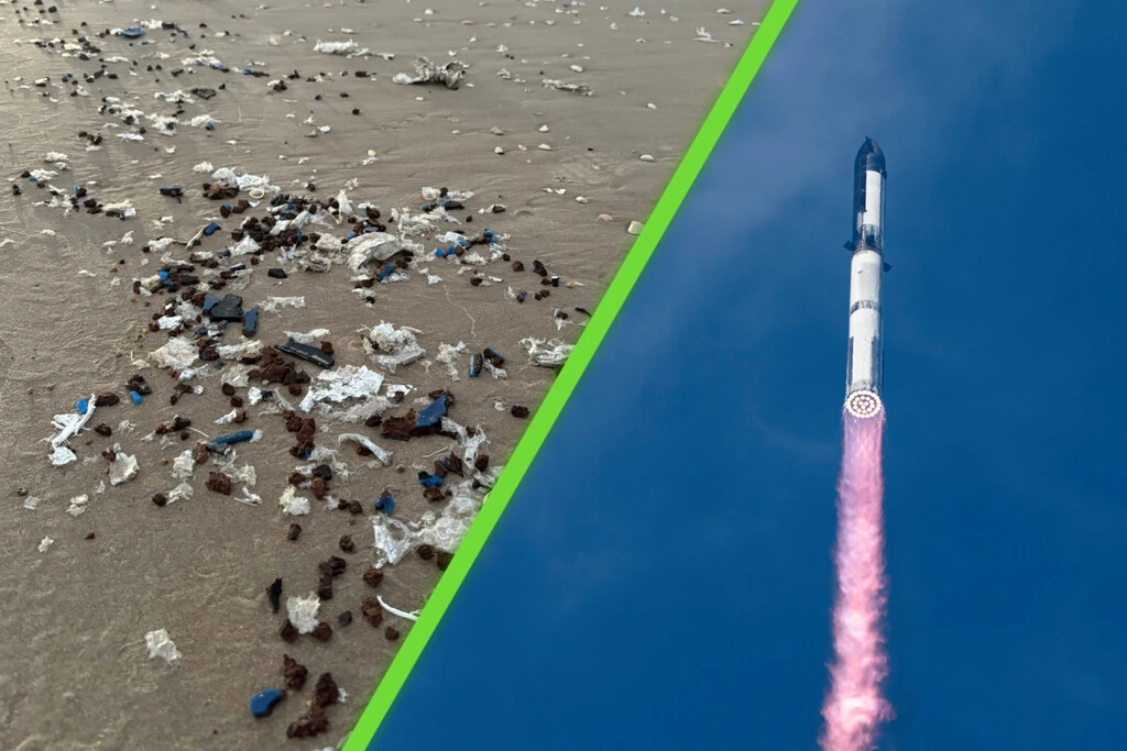 La novena prueba fallida de la Starship de Musk ya causa problemas en México: playas de Tamaulipas se llenan de fragmentos de la nave 