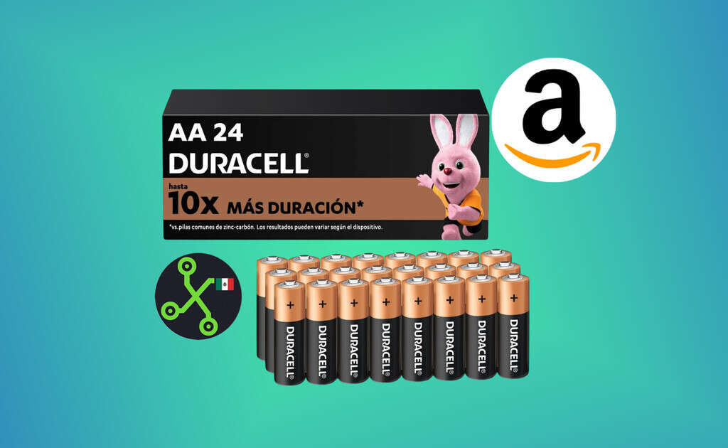 Para que no te quedes sin energía: 24 pilas Duracell AA de larga duración por menos de 280 pesos en Amazon 