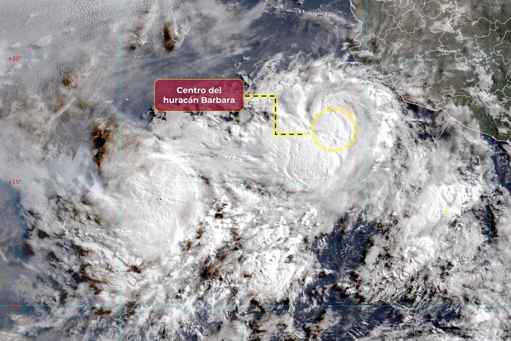 Bárbara ya es huracán y se acerca a México: estas son las regiones bajo alerta por lluvias y viento 