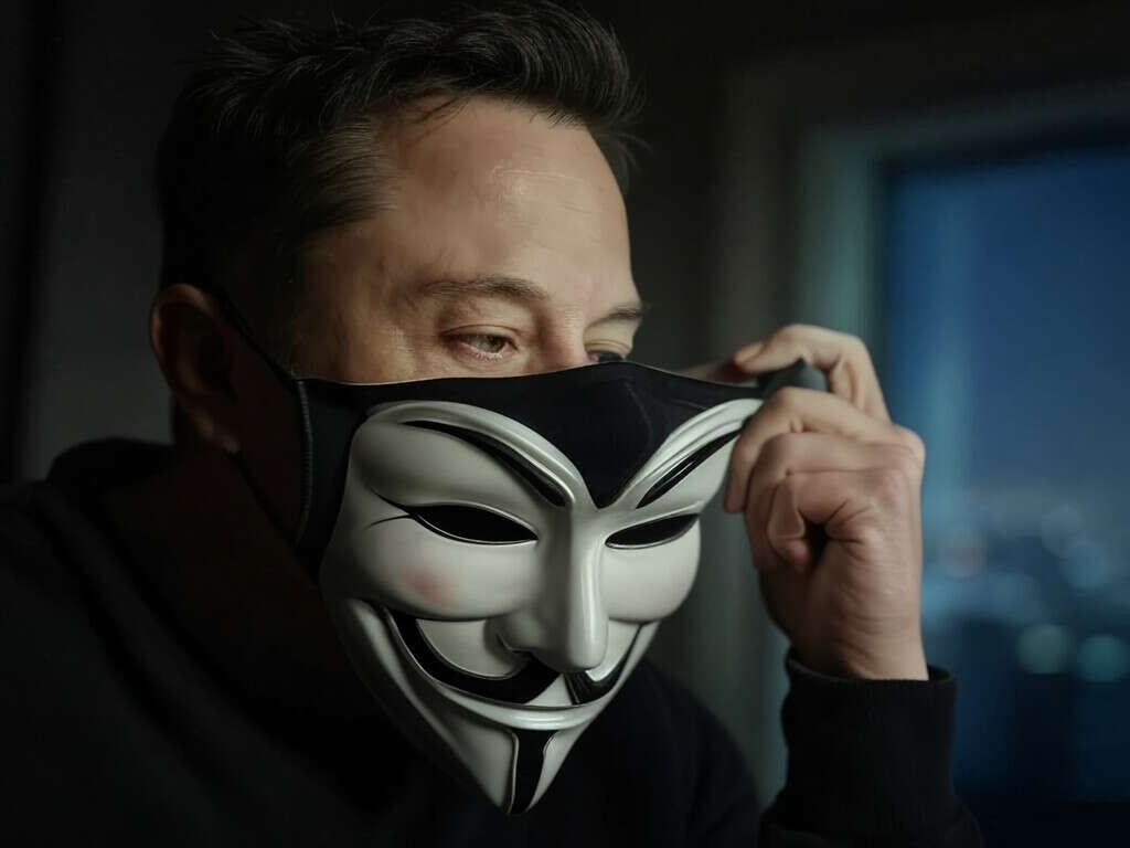 Anonymous ha vuelto con fuerza para cargar contra Elon Musk. Denuncian que ejerce demasiado poder sin rendir cuentas 