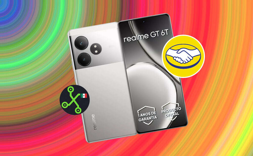 Realme GT 6T: Snapdragon 7+ Gen 3, 12 GB de RAM y 256 GB por menos de 9,000 pesos en Mercado Libre  