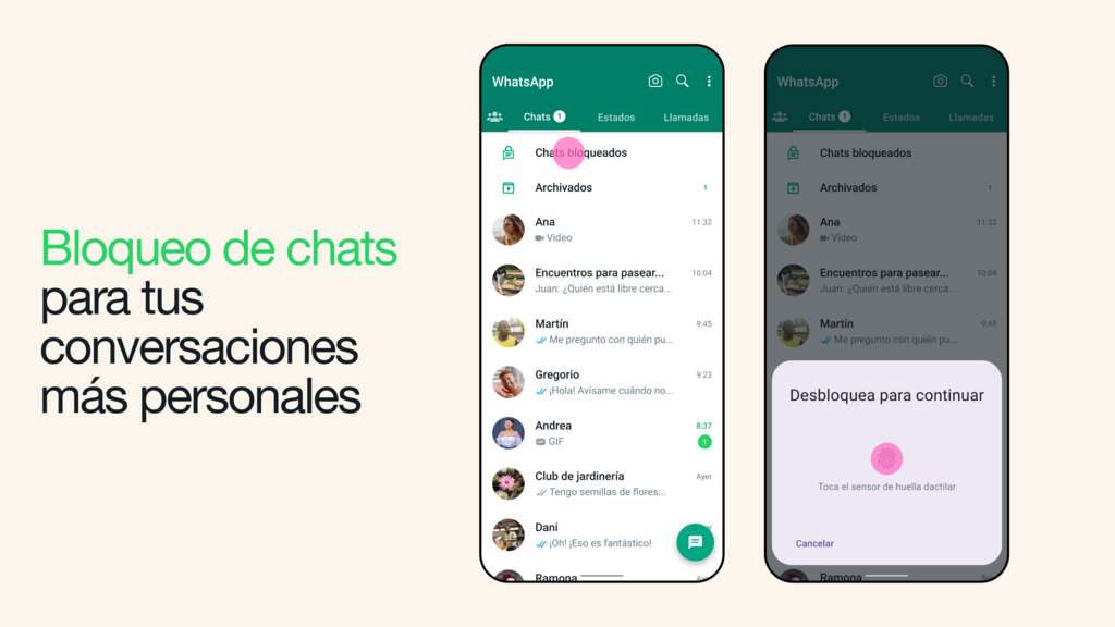 WhatsApp permite bloquear con código y huella nuestros chats, pero había un importante fallo de seguridad en esta función 