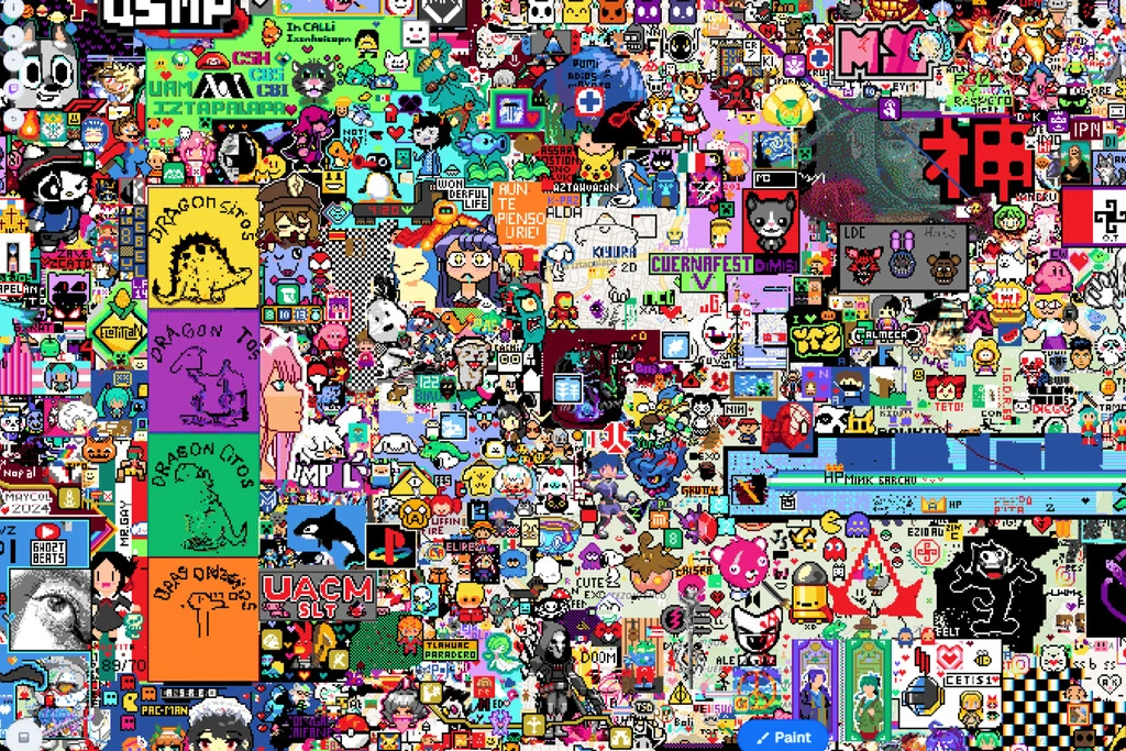 La guerra de pixeles sale de Reddit y México ya es potencia: se llama wplace y es el nuevo mapa mundial del internet 