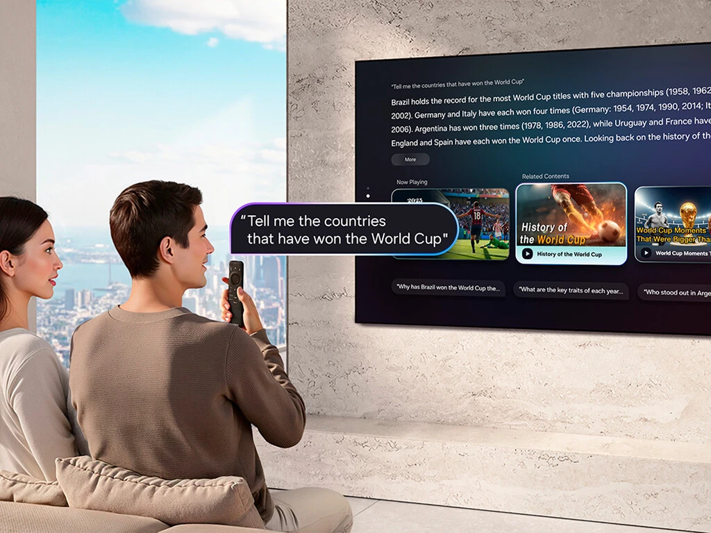 Samsung quiere ser tu amigo con su TV con IA que puede de forma fluida y buscar información mientras ves tus novelas 
