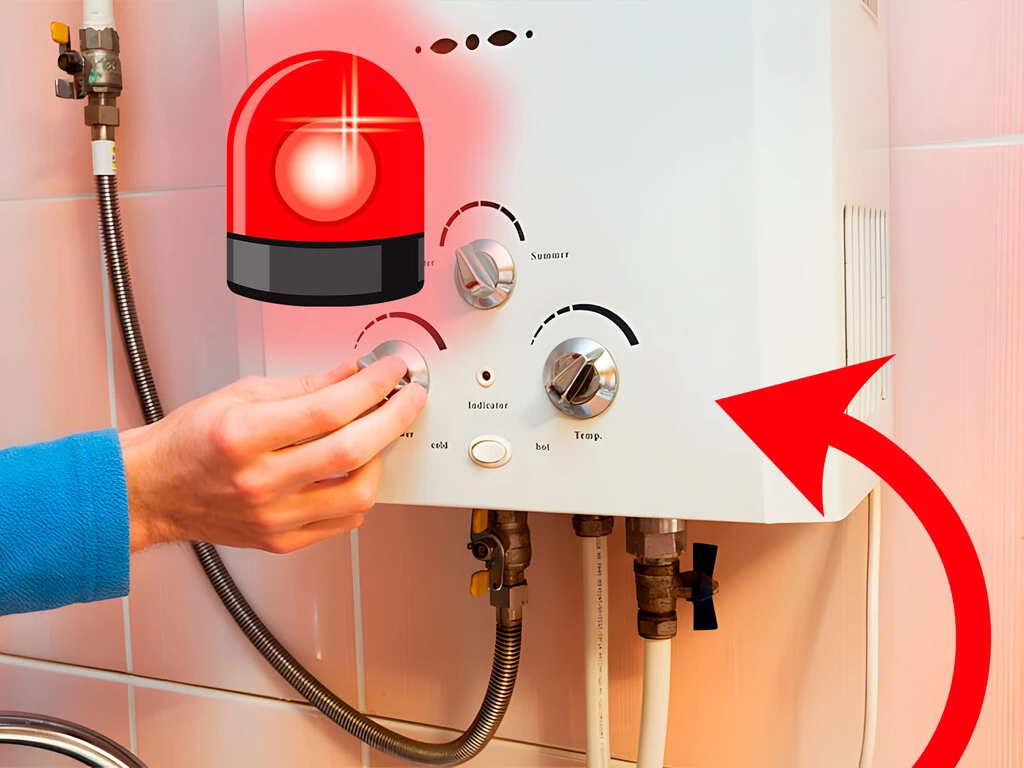 Este es uno de los errores más comunes al usar un boiler de paso y que deja a muchos sin agua caliente a medio baño 