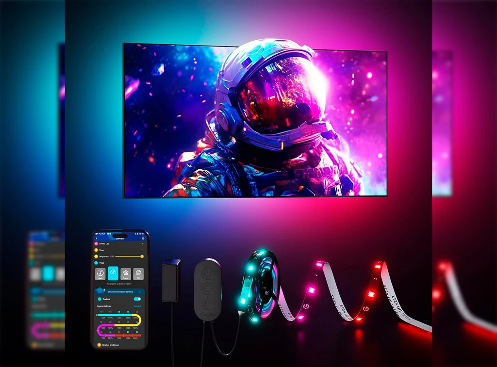 Con esta tira de luces LED para TV tu centro de entretenimiento adquirirá un nuevo nivel y cuesta menos de 400 pesos  