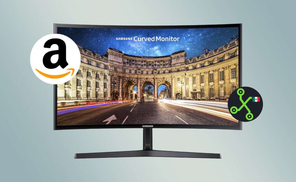 Amazon remata a mitad de precio este monitor curvo Samsung: inédito descuento limitado que lo deja en menos de 2,000 pesos