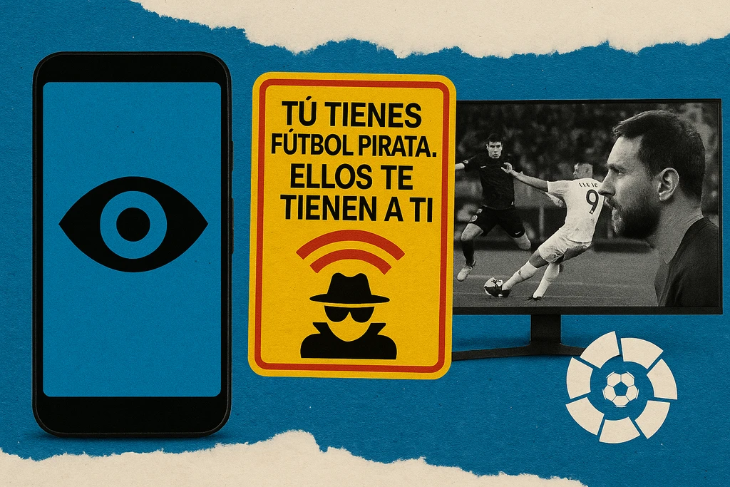 LaLiga mete miedo: si ves fútbol sin pagar, el micrófono de tu móvil te espiará. Saben mucho de eso porque ya lo hicieron con su app 