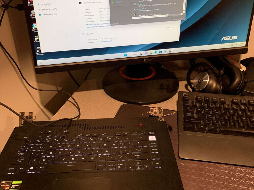 Quien no arriesga, no come: este usuario compró una laptop gamer rota por 1,000 pesos y se encuentra con un hardware funcional que vale casi 30,000 