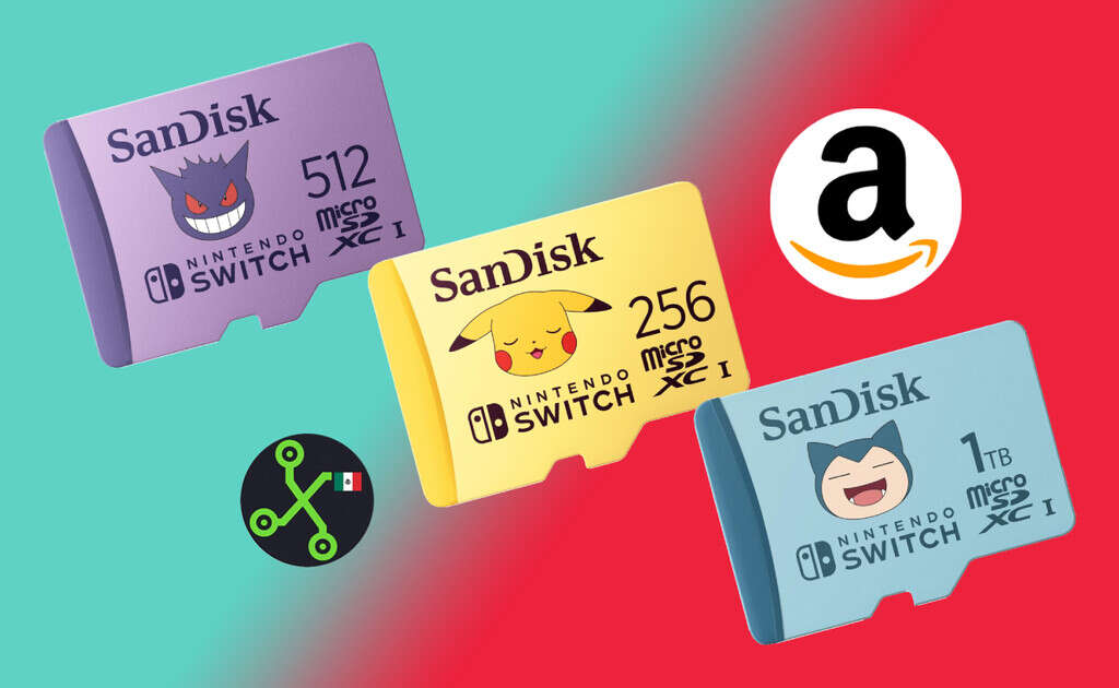 Pokémon ahora tiene sus propias tarjetas microSD para Nintendo Switch y ya puedes comprarlas en Amazon México 