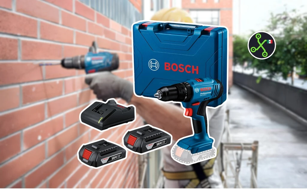 Regresó la mejor oferta de herramientas en Amazon: rotomartillo inalámbrico Bosch con dos baterías y estuche, en remate 
