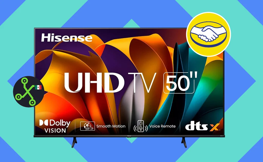 Mercado Libre tiene esta Smart TV de 50 pulgadas con resolución 4K por menos de 6,000 pesos y a meses sin intereses 