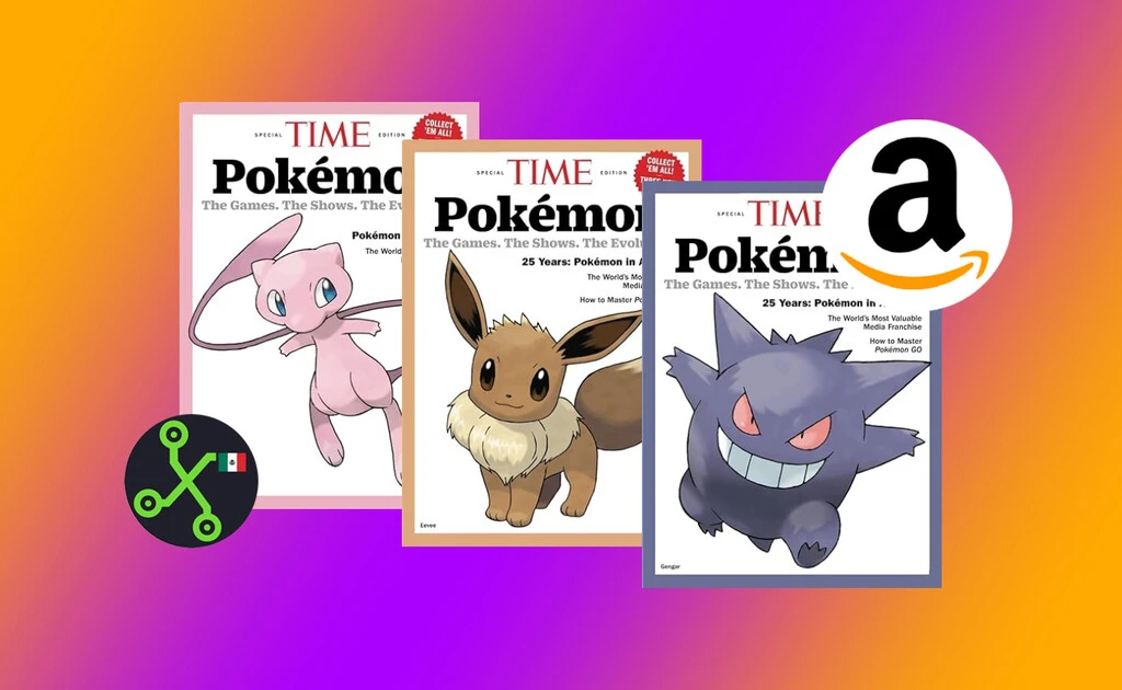 Revista TIME Pokémon: Amazon México ya tiene disponibles las nuevas ediciones con Eevee, Gengar y Mew en portada a un increíble precio 