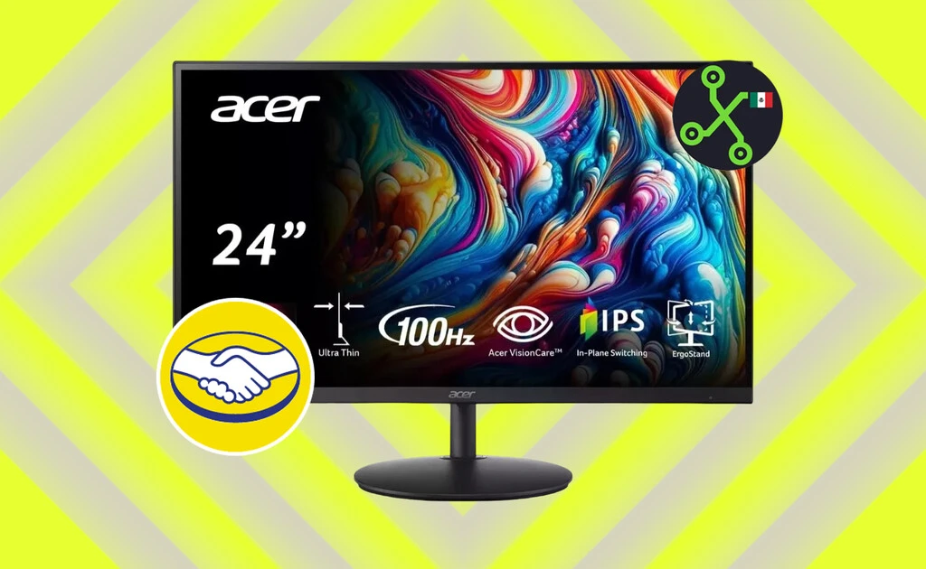 Oferta de infarto: este monitor gamer ACER desploma su precio a tan solo 1,699 pesos en Mercado Libre 
