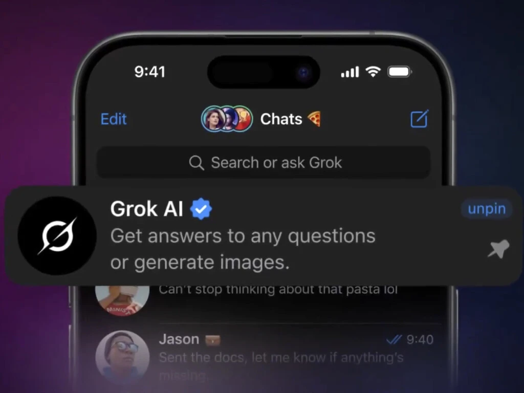 Grok, la IA de Elon Musk, llega a Telegram y podrá desde resumir mensajes, generar contenido y hasta hacer stickers 