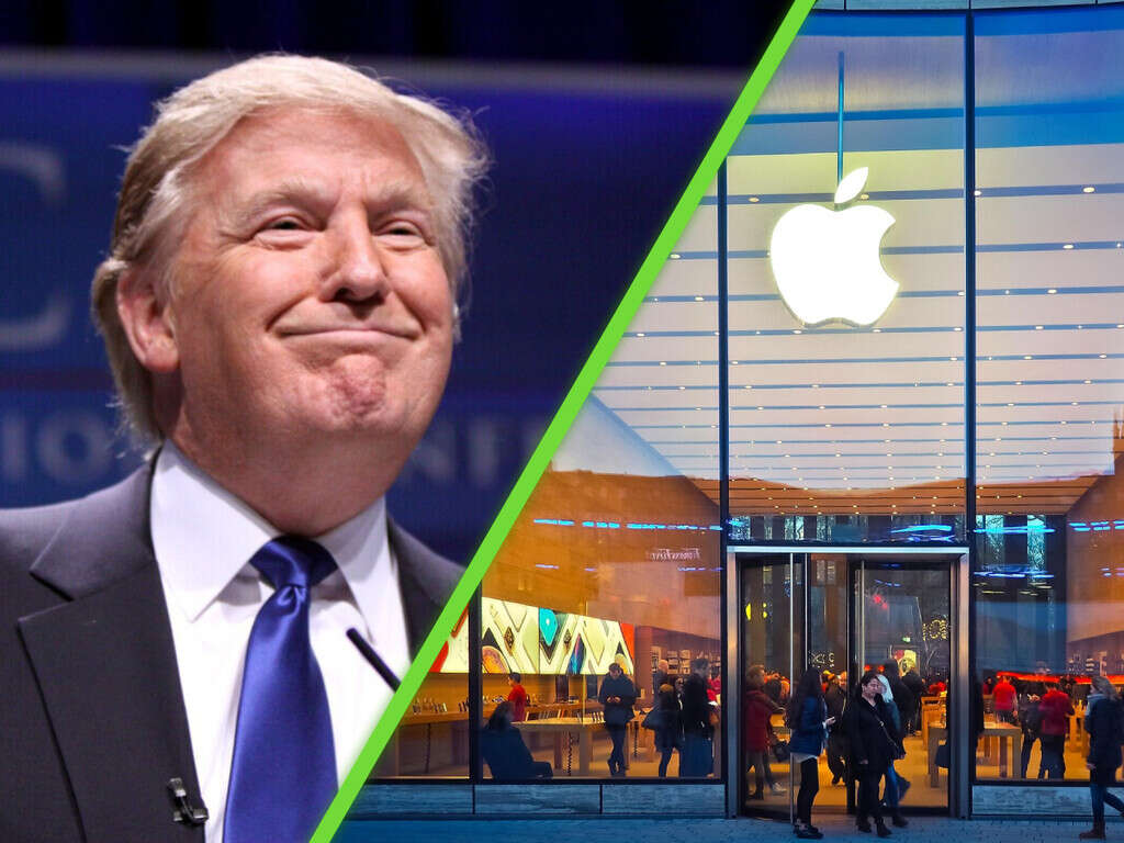 “Ahora tiene que hacerlo”: Donald Trump asegura que Apple detendrá su producción en México para trasladarla a EUA 