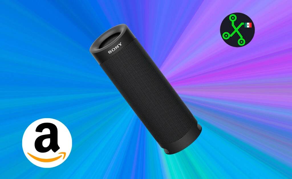Bocina Sony todoterreno con precio mínimo histórico en Amazon México: resistente al agua, batería de 12 horas y sonido premium  