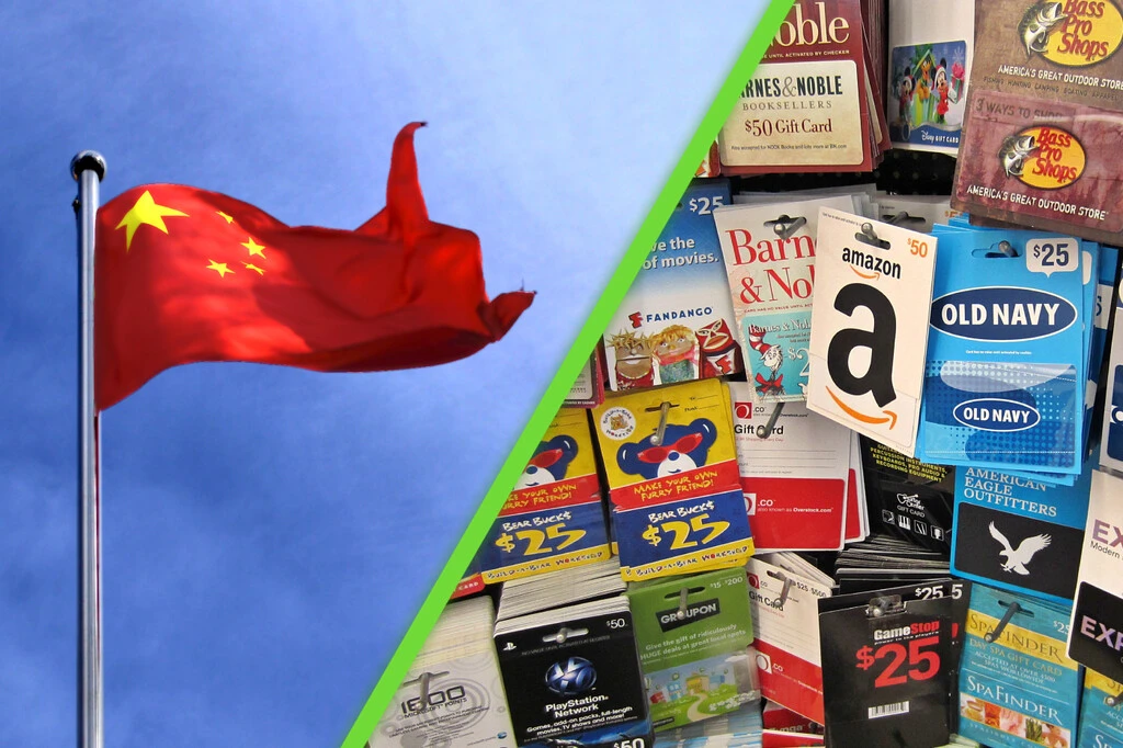 Los chinos han logrado mover dinero robado en EE.UU. por donde menos esperan: tarjetas de regalo 