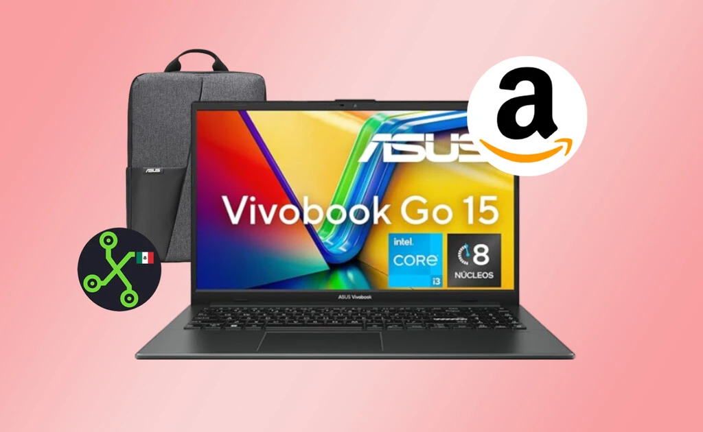 Amazon México remata a mitad de precio esta laptop Asus de 8/256 GB en un combo que incluye mouse, mochila y hasta 12 meses sin intereses