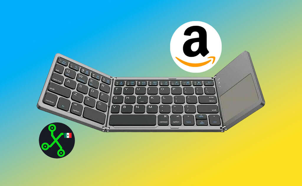 Por menos de 380 pesos en Amazon este teclado peglable puede ser el compañero ideal para tus viajes de trabajo  